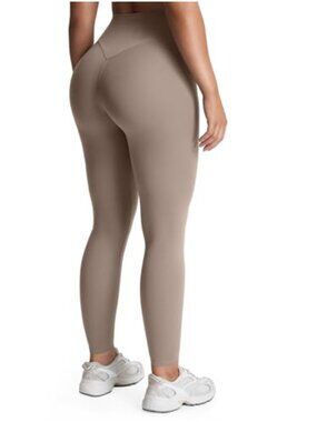 High Waisted Tummy Control Yoga Leggings Buttery Soft Deep V Pants 26"